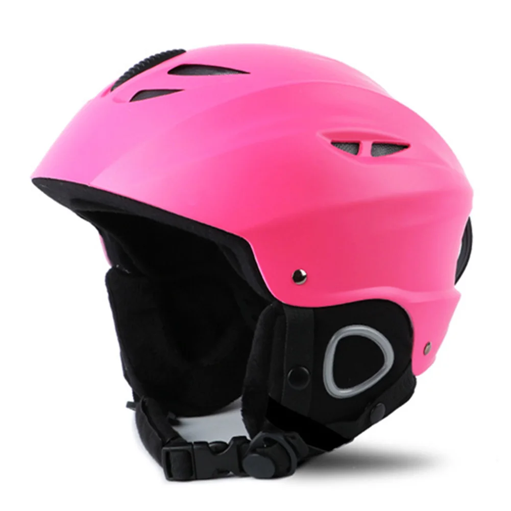

Children Breathable Warm Snowboard Anti Shock Protective Sports Integrally Molded Ski Helmet Safety Half Covered Buckles Outdoor