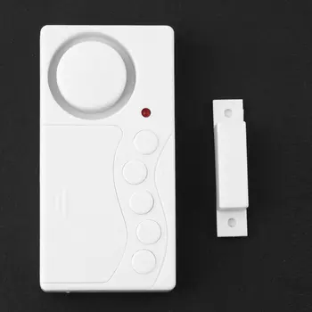 

LESHP Magnetic Sensor Wireless Alarm System Door Window Motion Burglar Entry Security Home Guarding 105dB with LED indicator