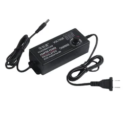 3-24V3A power adapter 72W with display high-power voltage regulation power supply 12V straight-in DC stabilized voltage adapter