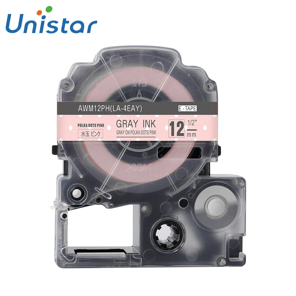 Unistar 12 мм SWM12PH узорные ленты 18 для принтера Epson/King Jim этикеток LW300 LW400 LC 3WB принтер 9
