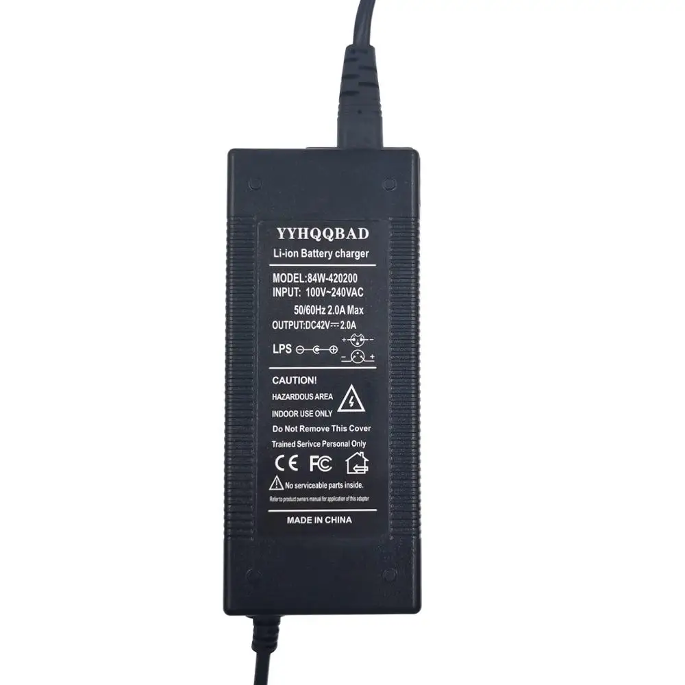 Carregador de Bateria de Lítio para 36v Bateria de Lítio com 4-pin Carregador Bicicleta Elétrica Xlr Tomada - Conector 42v 2a 36v - Image 5