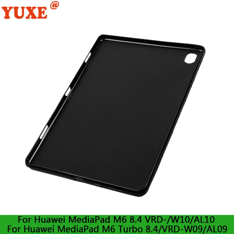 

Tablet Case For Huawei MediaPad M6 Turbo 8.4 inch VRD-W09 AL09 SCM-W10 AL10 M6 10.8" Funda Back TPU Silicone Anti-Drop Cover