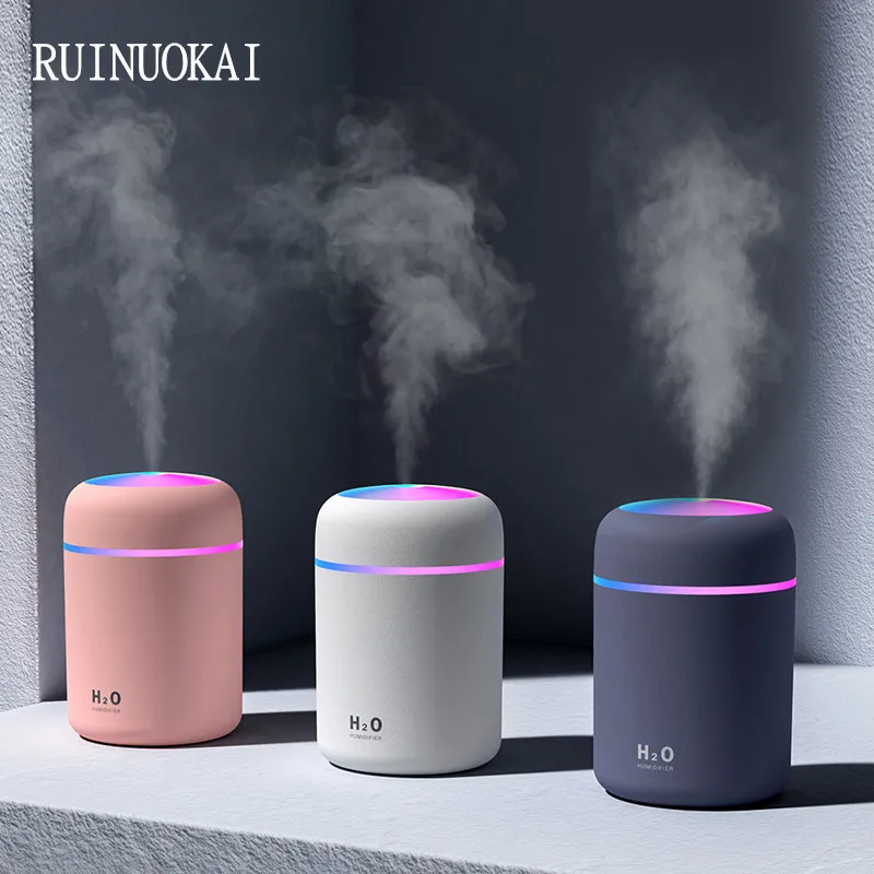 300ML White Mini Air Humidifer Aroma Essential Oil Diffuser with Romantic Lamp USB Mist Maker Aromatherapy Humidifiers for Home|Humidifiers| - AliExpress