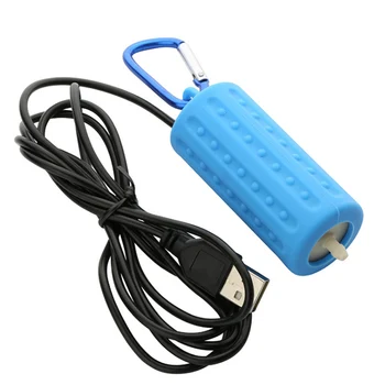 

Aquarium Oxygen Pump Mute Mini Portable USB Energey Saving Air Pump for Fish Tank E2S