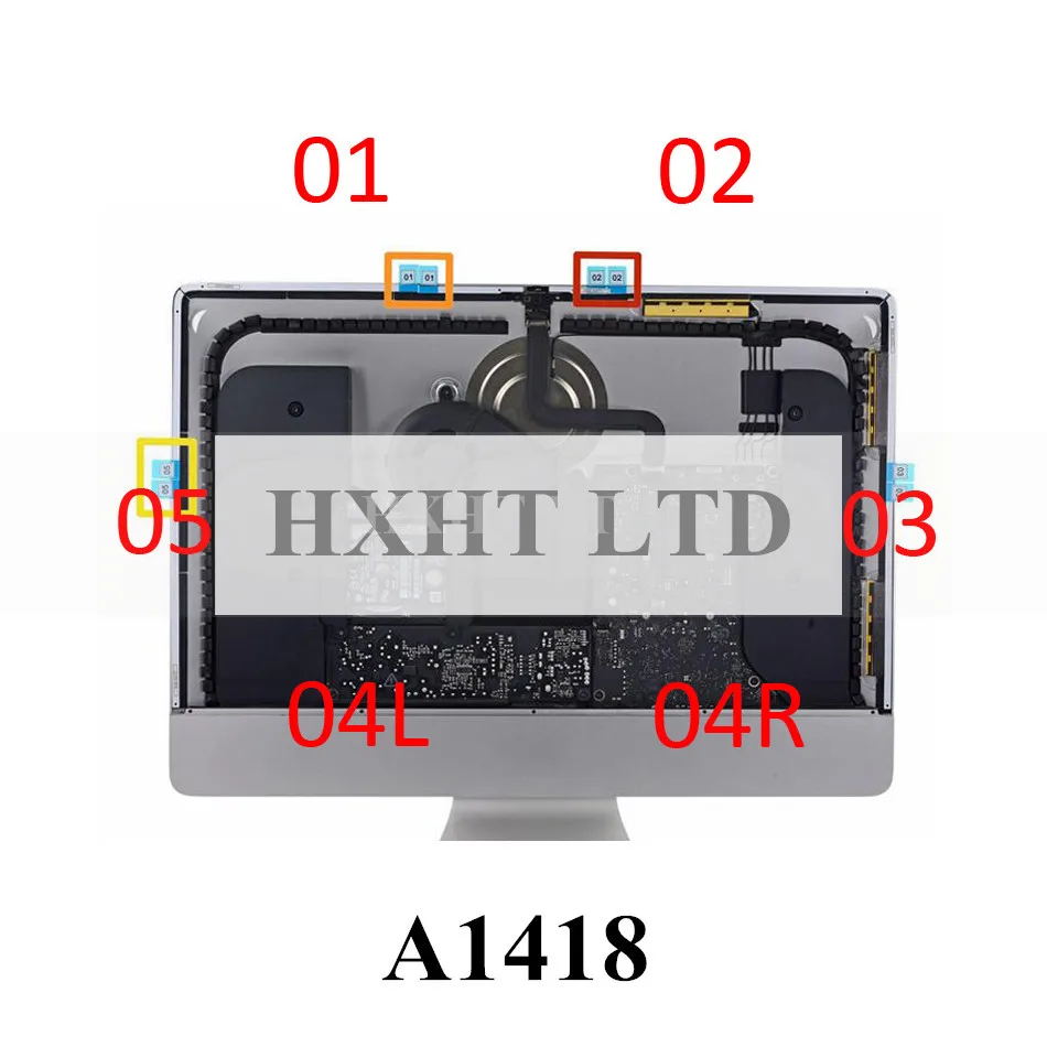 ЖК-дисплей клейкая лента комплект наклейки Для iMac A1418 21," дисплейная лента 2012 2013 076-1416 076-1422 076-1437