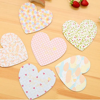 

Cute Heart Message Post Card Kawaii Thanks You Greeting Card Letter Paper Envelope Gift Card For Kids Korean Stationery