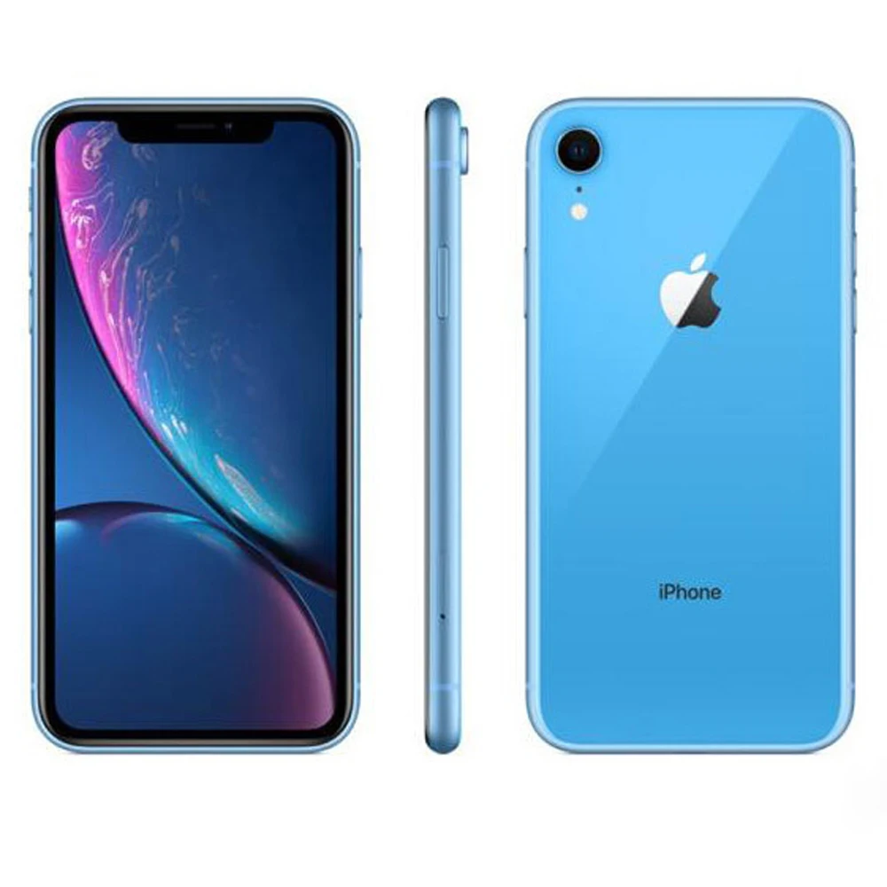 ios cell phone Apple iPhone XR Phone Original 6.1 "Retina HD Display A12 Bionic FaceID 12MP Fotocamera Posteriore IOS Smartphone Bluetooth apple cell phones iPhones