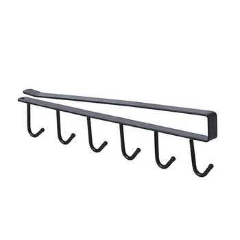 

Kitchen Storage Rack Holder Cup Board Hanging Hook Hanger Multifunctional Home Accessories Cooking Tools Towel Storage New