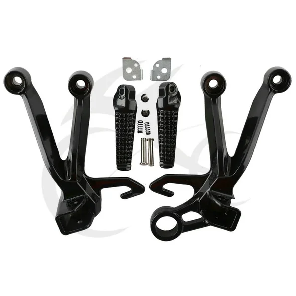 Задняя подножка подножки Кронштейн для SUZUKI GSXR1000 2003-2004 подножки - Цвет: Black