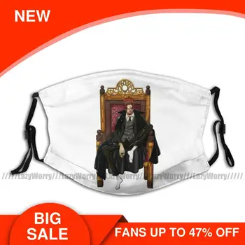 

Death Note Mouth Face Mask Shanks Facial Mask Pretty Polyester Adult with 2 Filters Mask