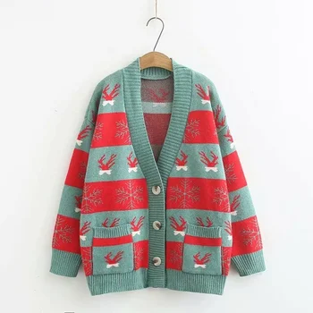 

Plus Size Women's Cardigan Crochet Cute Autumn Winter Sweaters Casual Tops women sweater knit sweater women