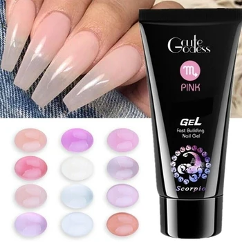 

12 Constellations Color Quick Building UV Builder Nail Gel Polish Nail Art Extension Acrylic Kits Nail-free Paper Painless