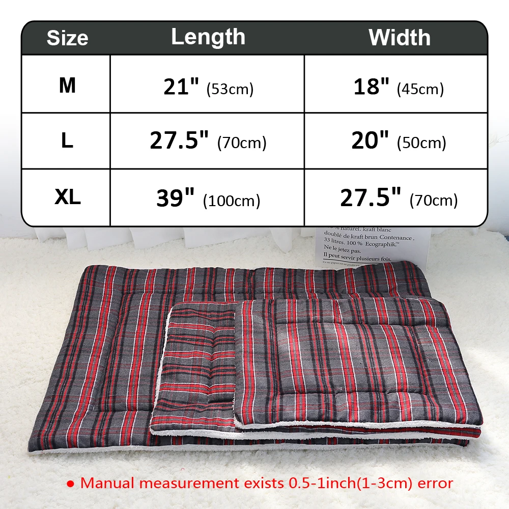 Warm Dog Bed Soft Fleece Pet Bed Mat Puppy Cat Sleeping Cushion House Winter Pets Dog Blanket For Small Large Dogs Cats Kennel Warm Dog Bed Soft Fleece Pet Bed Mat Puppy Cat Sleeping Cushion House Winter Pets Dog Blanket For Small Large Dogs Cats Kennel