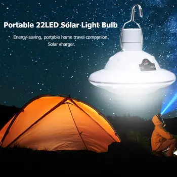 

Portable Camping Tent Light Lamp Remote Control Solar Light Emergency Backpacking Hiking Outdoor & Indoor Hanging Lamp Fishing