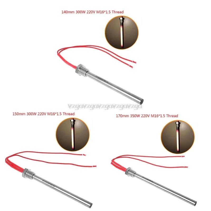Wood Pellet Stove Part Grill Ignition System Ignition High Voltage Line 350W 220V Ignition Igniter Hot Rod Pellet Stove 10*140/150/170mm 1.5 O15 19