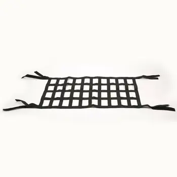 

Black Roof Top Mesh Cargo Net Bed Hammock Car Storage Net Waterproof Car Accessories For Jeep Wrangler JK JL