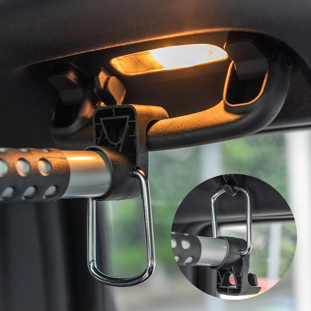 MICTUNING Автомобиль RV выдвижная вешалка для одежды бар автомобиль расширяемый от 35 до 65 дюймов одежда Стержень Универсальный для Vans SUV аксессуары