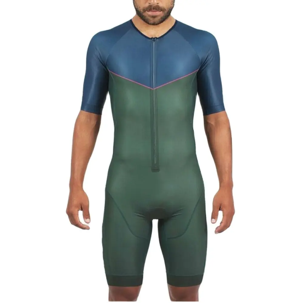 Men Triathlon Suit Summer Cycling Jersey Set One Piece Trisuit Cycling