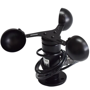 

Wind Speed Sensor Wind Speed Transmitter Anemometer Current Voltage Signal Controller Bracket