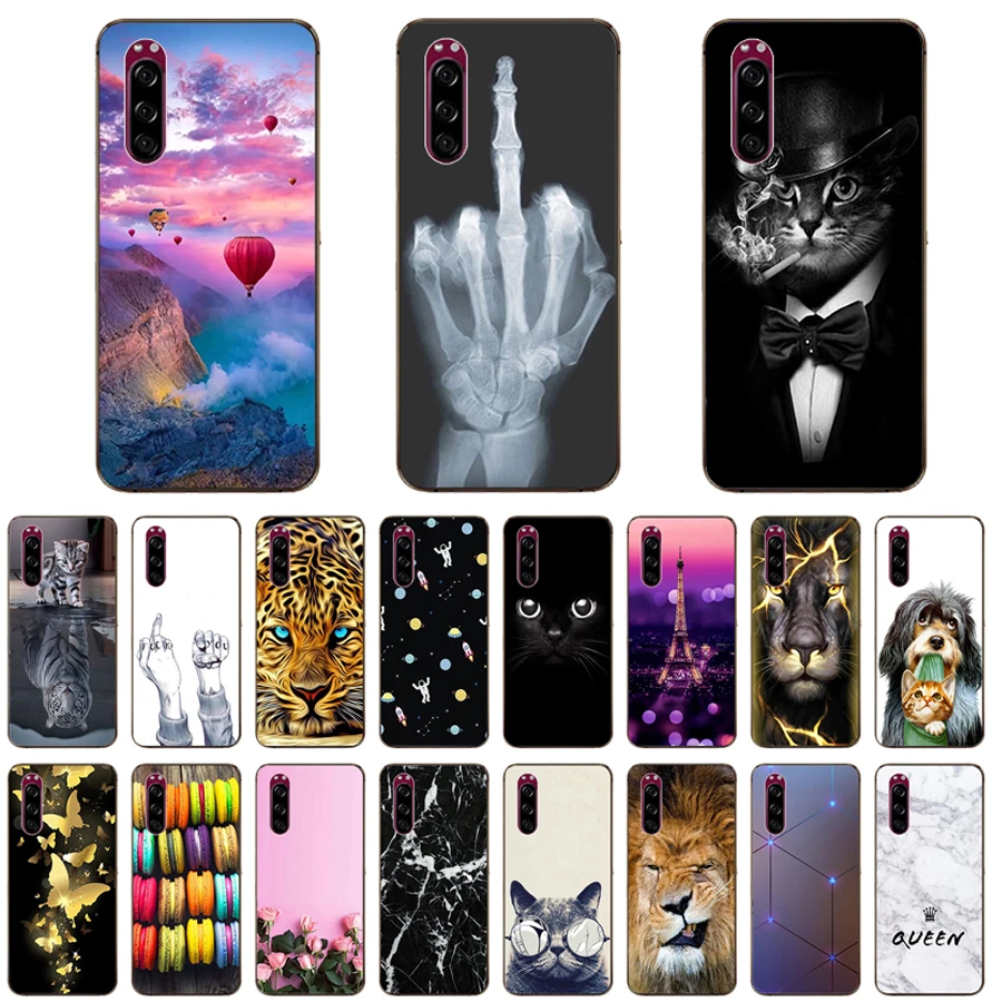 For Sony Xperia 5 J8210 J9210 J8270 Case 6.1'' Fashion silicone Back Cases for Sony Xperia 5 Phone Cover Protective Shells Coque