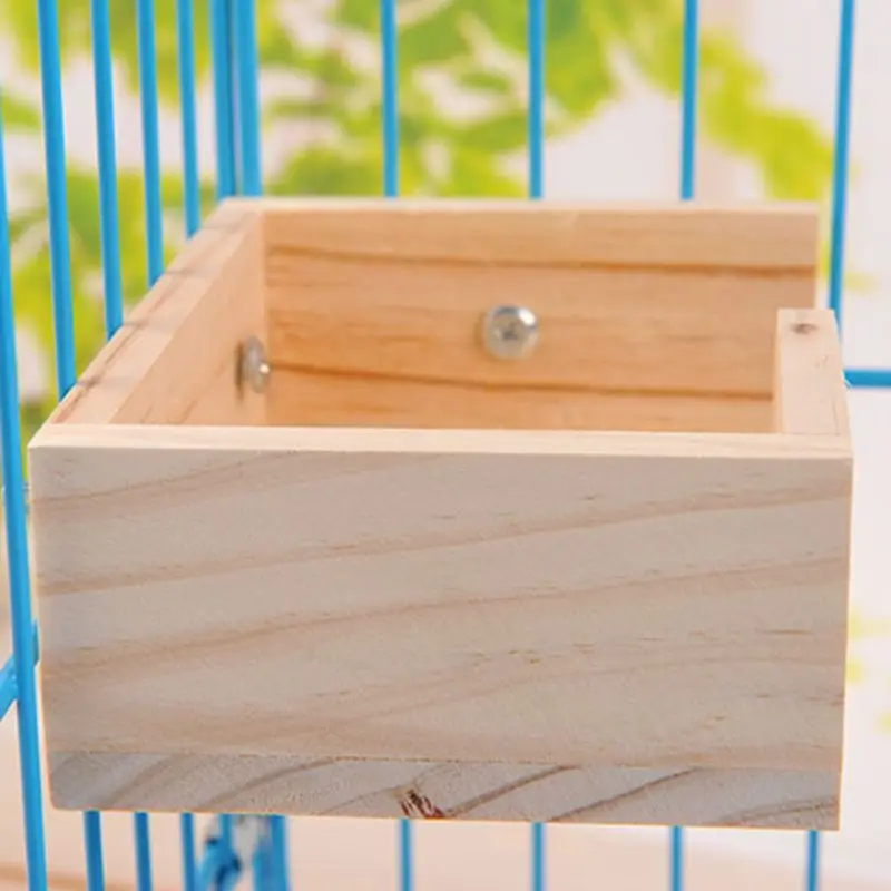 Wooden Hamster Mouse Cage Corner Lookout Platform Small Animals Play Exercise Toy