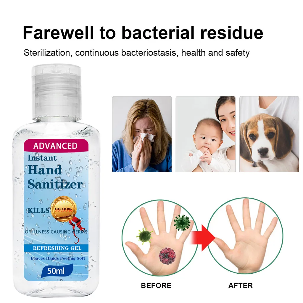 Sanitizer 2020 Top Portable Household Cleaning Dvanced Gentle Hydration Hand Sanitizer Soothing Gel Hand Lotion Desinfectante