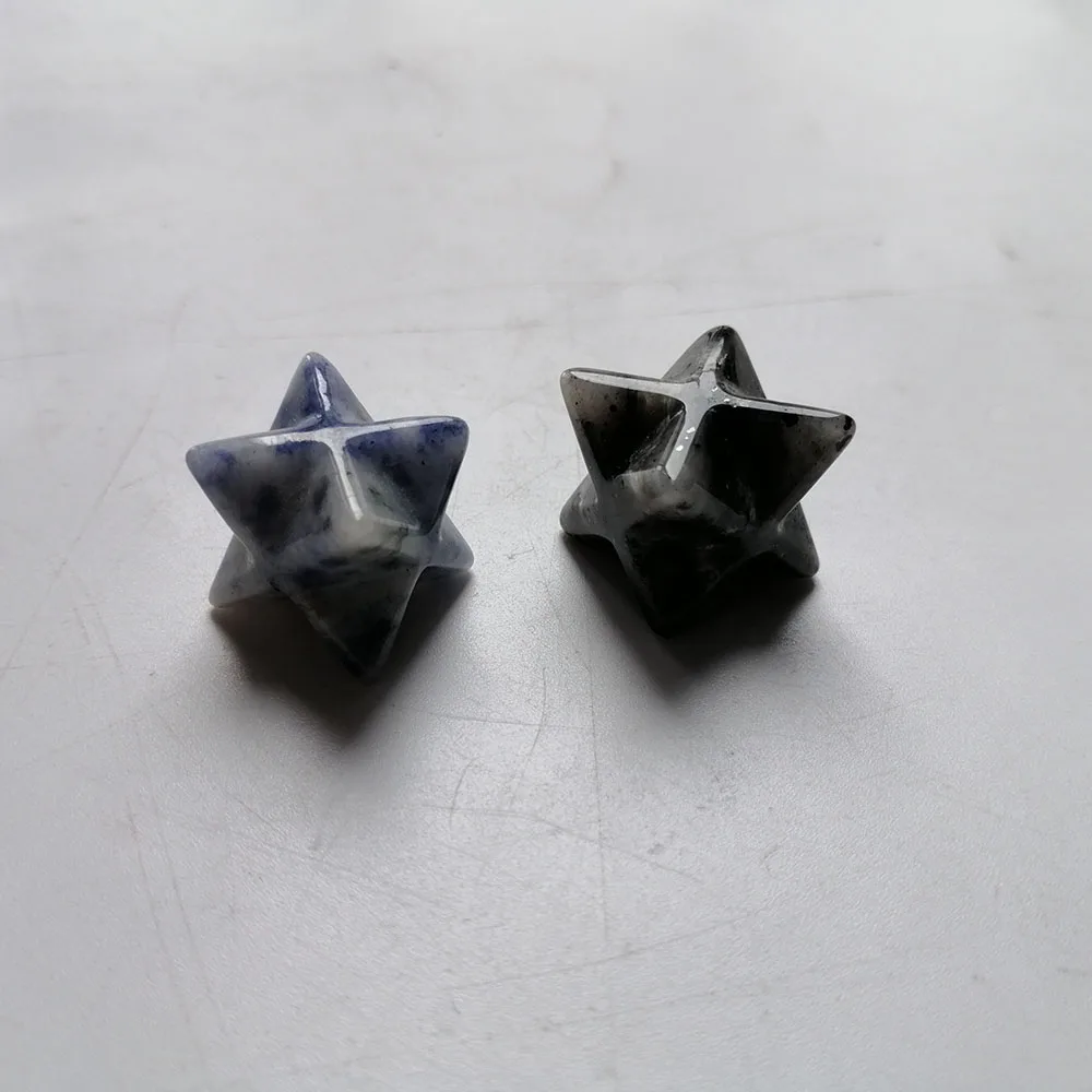 Высокое качество натурального различных драгоценных камней Merkaba форма камня ручной работы для подарка и домашнего декора ZT