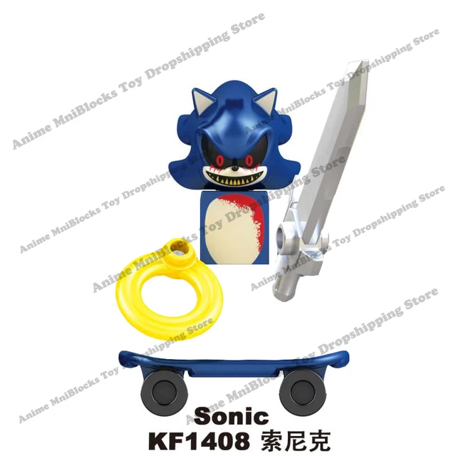 KF6123 SINGLE SALE Movie Sonic Building Blocks anime Bricks Amy Rose Ray Storm Shadow mini Dolls Action Figure Assembly Toy gift Pink
