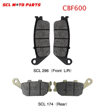

ALconstar-Motorcycle Front & Rear Disc Brake Pads System Race For Honda CBF600 2004 2005 2006 2007 2008 2009 2010 2011 2012 2013