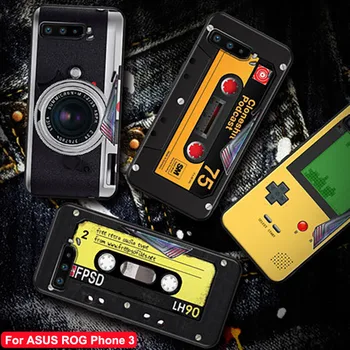

Silicone coque For ASUS ROG Phone 3 case ROG 3 ROG3 retro camera phone Painted soft TPU phone case For ASUS ROG Phone3 I003DD