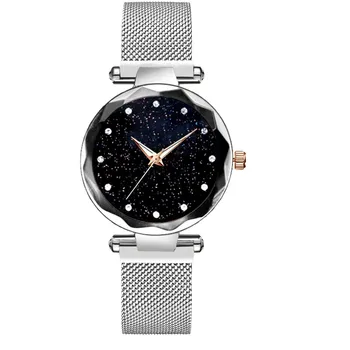 

2020 Luxury Starry Sky Ladies Wrist Watch High Quality Magnetic Band Women Quartz Wristwatch Diamond Watches часы hot