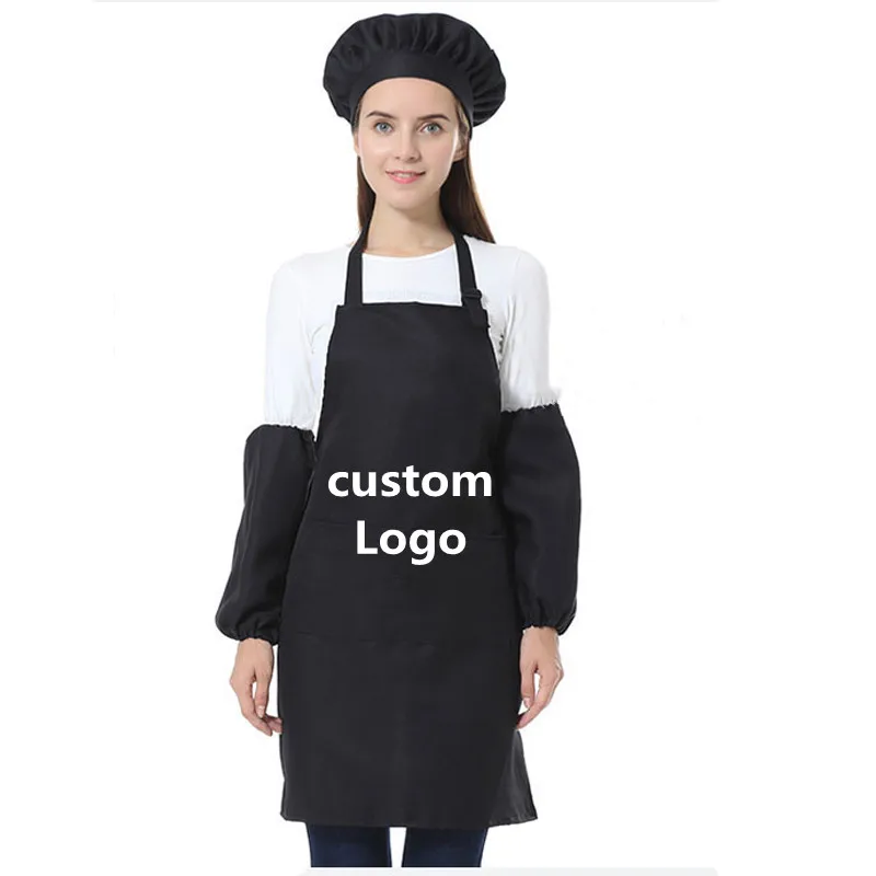 

1 шт., кухонный фартук из полиэстера, без рукавов