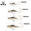 W.P.E Soft Lure 1pcs 8cm/11cm/12cm/14cm Lead Head Soft Swimbait Jig Treble Hooks Fishing Lure Fishing Tackle 3D Eye Bass Fishing ► Photo 3/6