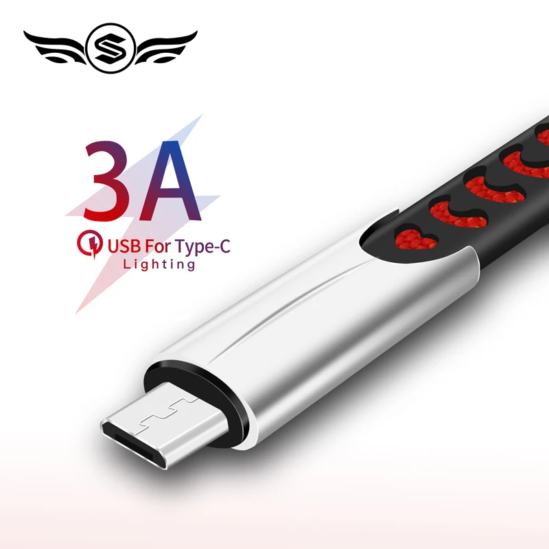 Micro USB кабель 3A нейлон Быстрая зарядка USB кабель для передачи данных для samsung Xiaomi LG планшет Android мобильный телефон usb зарядный шнур