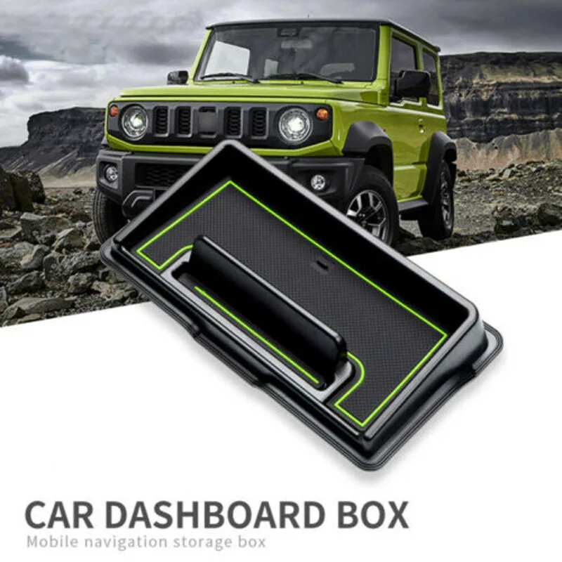 Для Suzuki Jimny приборной панели автомобиля литейный Ящик Контейнер для хранения Водонепроницаемый аксессуары