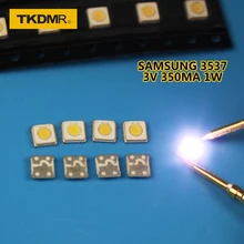 TKDMR 120 штук samsung LED ТВ Подсветка SMD 1W 3535 3537 холодный белый 3V 300ma для samsung ТВ ремонт
