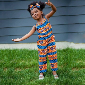 Okey Dashiki Sleeveless Print Jumpsuit