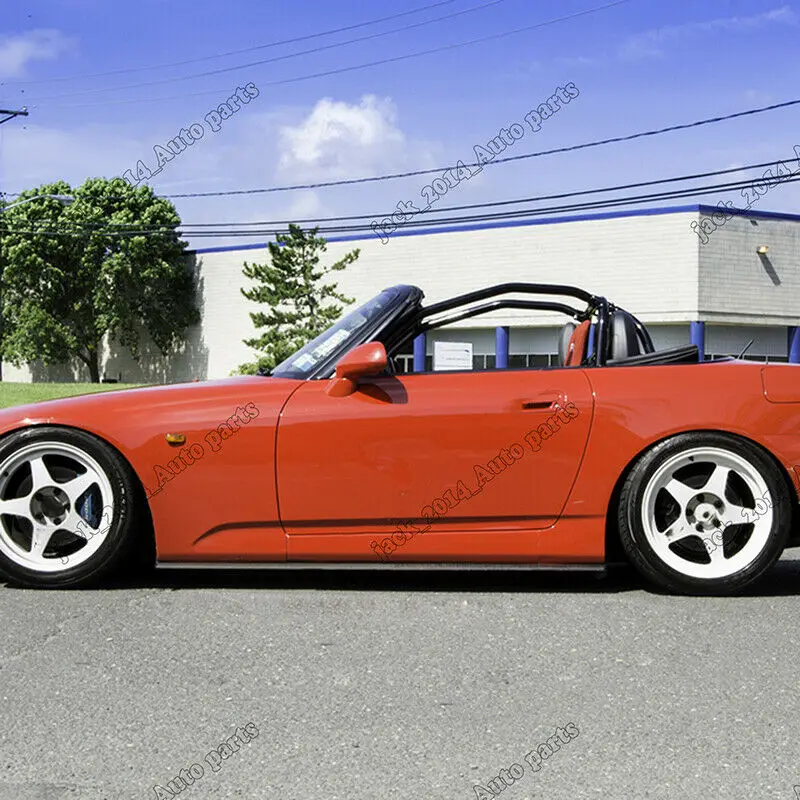 Для Honda S2000 S2K AP1 AP2 настоящая боковая юбка из углеродного волокна добавить на удлинительные части