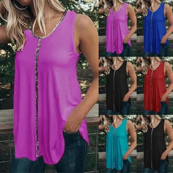 

Sequins Top Women Halter V Neck Basic White Cami Sleeveless Satin Silk Tank Tops Women'S Summer 2020 Camisole Plus Size