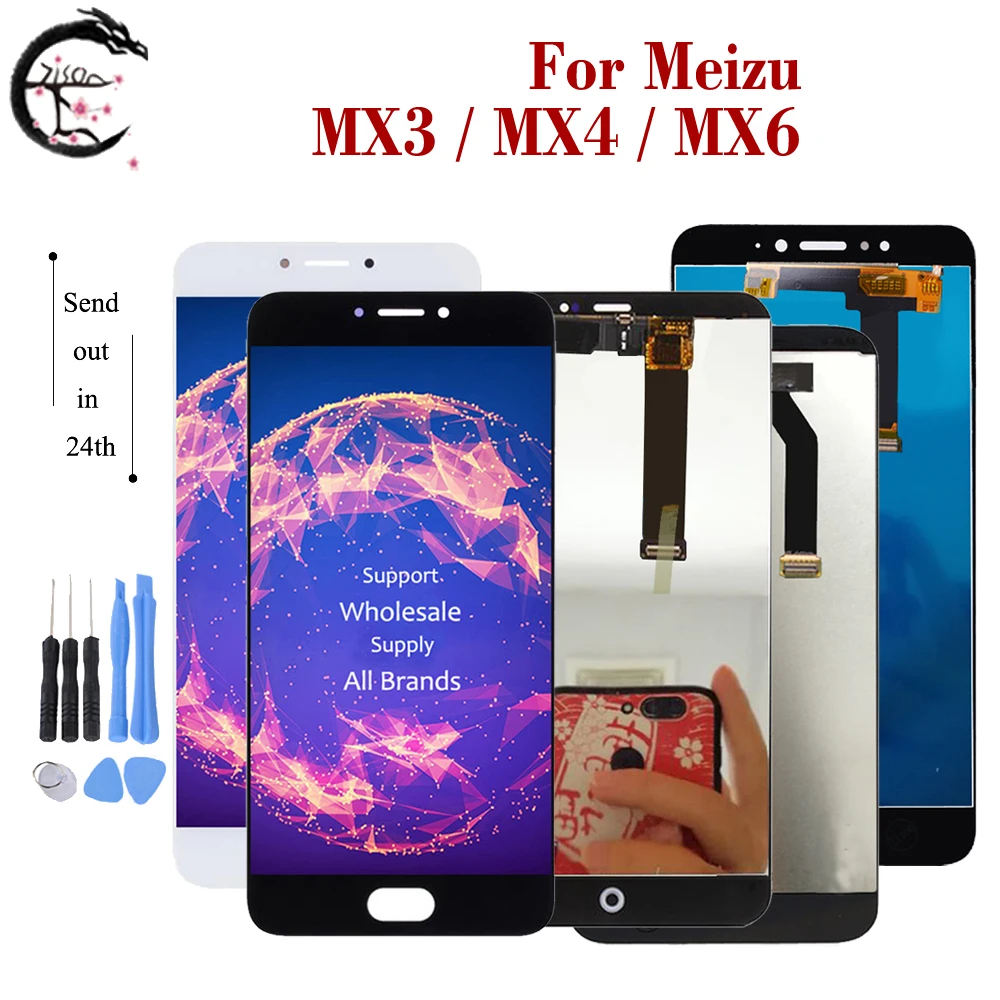 

LCD For Meizu MX3 MX4 MX6 LCD Display Touch Screen Digitizer Sensor Assembly Display MX 3 4 6 Display Replacement Tested OK