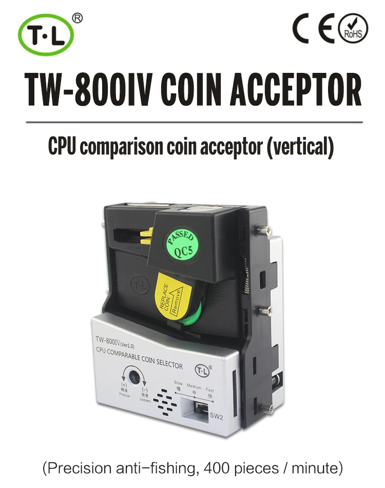 TW-800IV прямой впрыск электронный cpu монета акцептор применяется к стиральной торговый автомат или аркадной игровой консоли