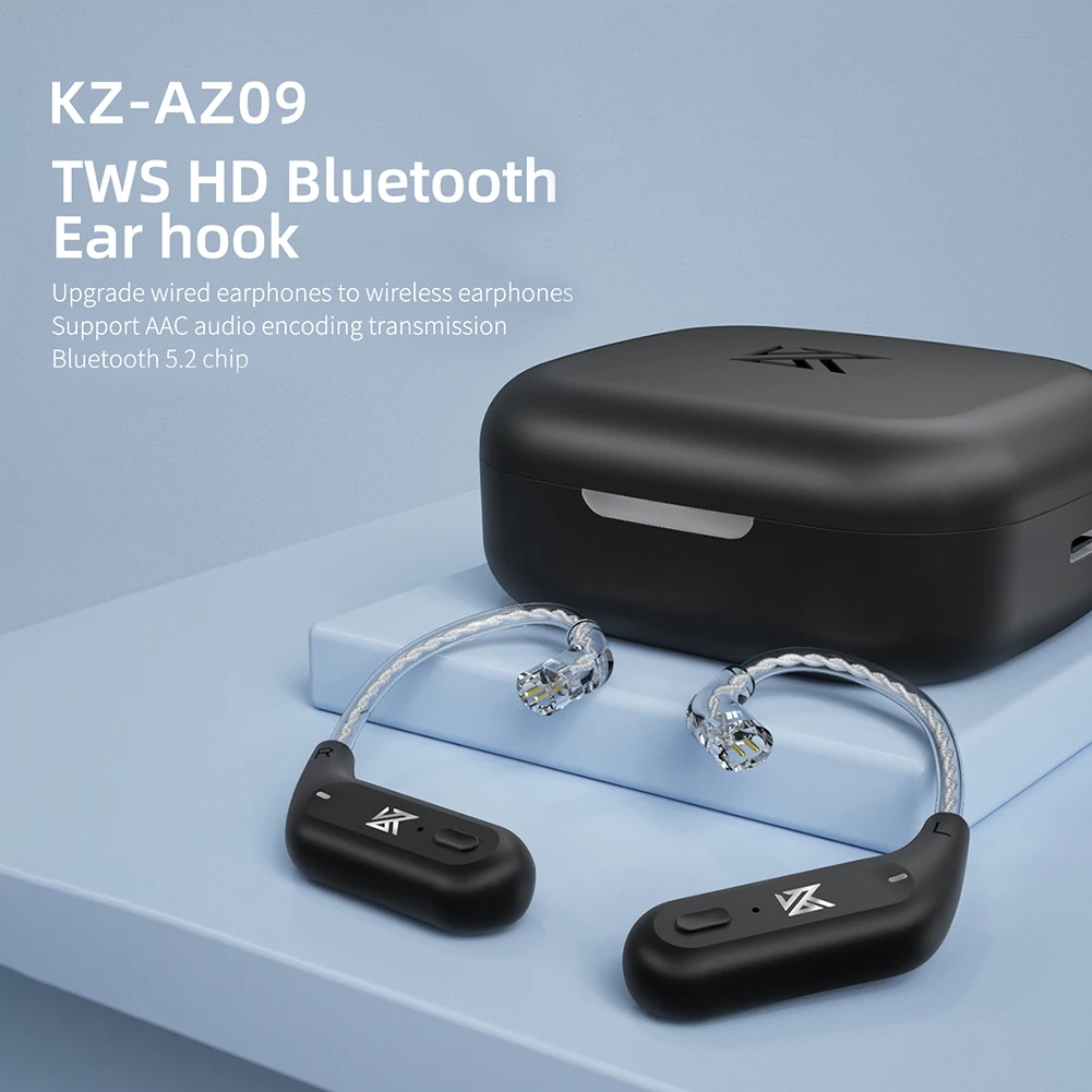 Беспроводной аудиоприемник Bluetooth 5 2 адаптер с ушным крючком 0 75 мм 2-контактный