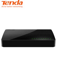 Tenda SG108 Ethernet переключатели 8-Порты гигабитный Порт настольный коммутатор 10/100/1000 Мбит/с RJ45 Порты и разъёмы SOHO коммутатор