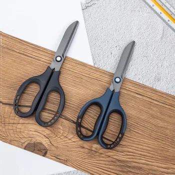

Teflon stainless steel scissors, honeycomb soft glue, anti stick and rust, office and home scissors, solid and durable alloy