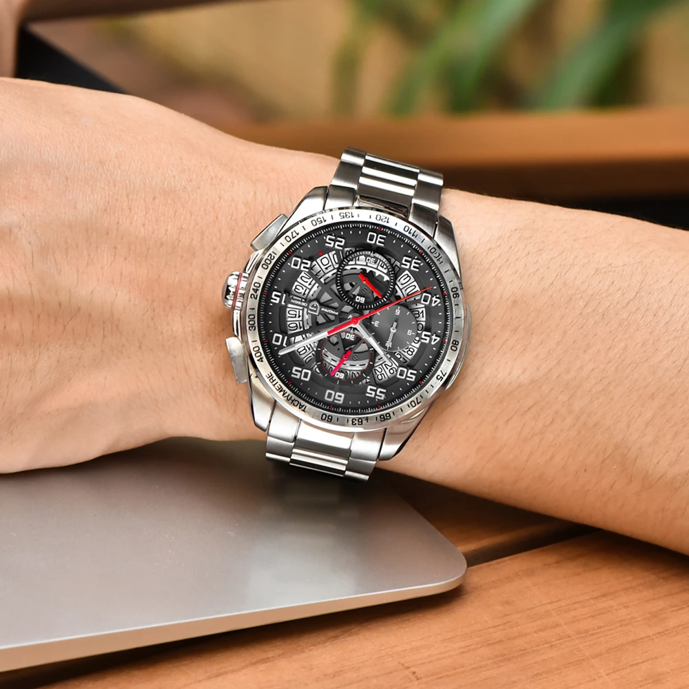 PAGANI Дизайн Топ люксовый бренд спортивный хронограф мужские часы Reloj Hombre
