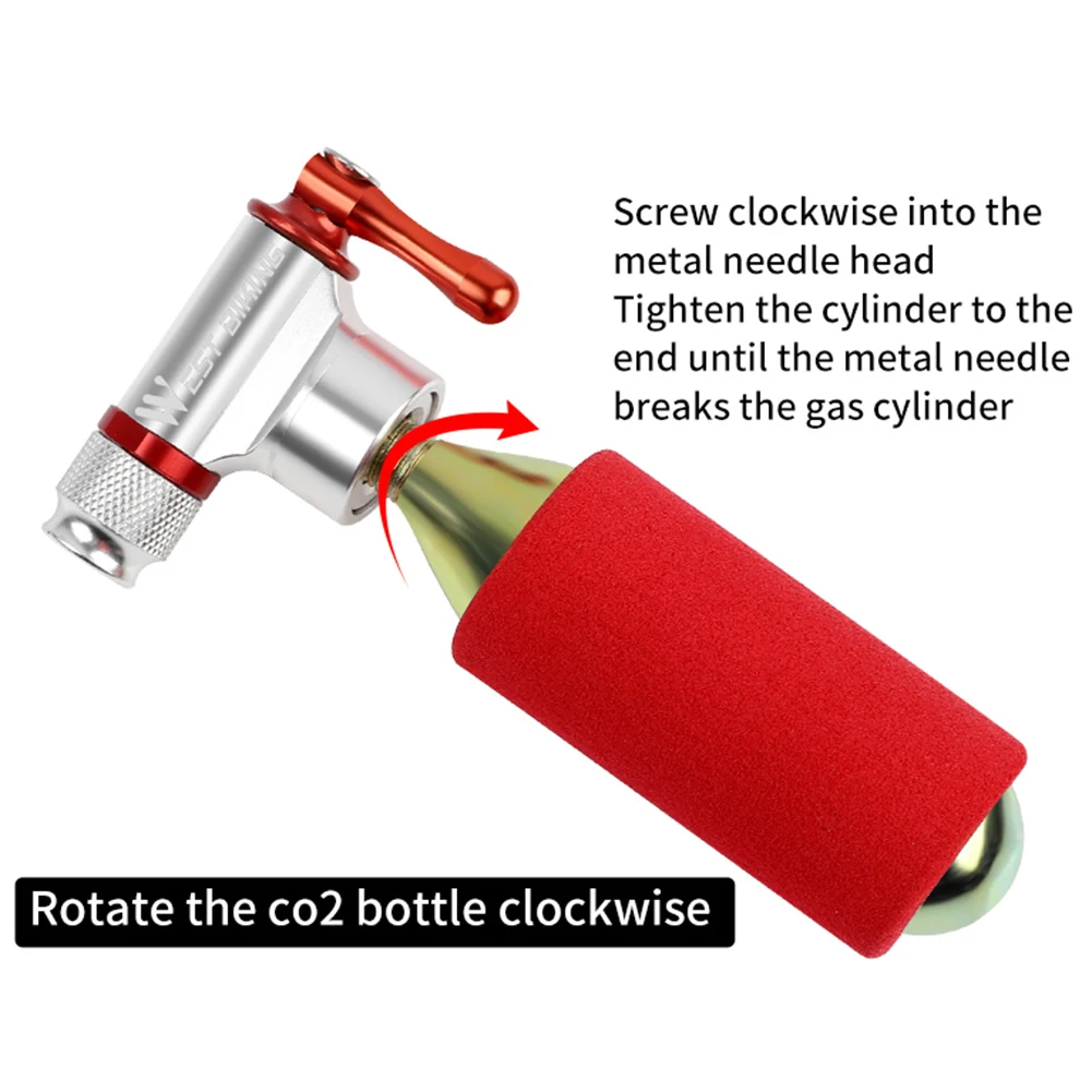 Portable Bicycle Pump Aluminum Alloy Ultralight Air CO2 Inflator Bike Cycling Schrader Presta Mini Pump Dropshipping