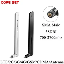 Hot 4G LTE 38DBI złącze męskie SMA antena dla GSM CDMA 3G 4G modem router 700-2700mhz tanie tanio Your Cee CN (pochodzenie) NONE 4G antenna