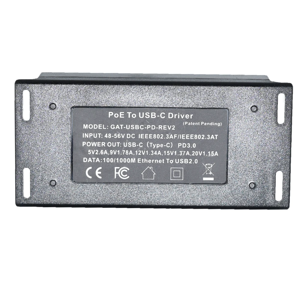 GAT-USB-C-PD POE сплиттер мощность+ данные для USB-C до 25 Вт iPad поверхности планшета