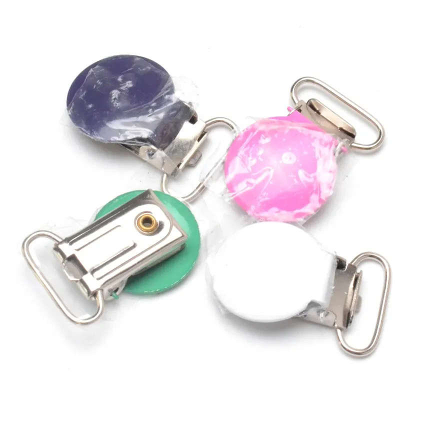 5PCs Pacifier Clip Lead Free Metal Baby Holder Soother Pacifier Multicolor Mam Infant Dummy Clips Nipples Holder Baby baby pacifier clips