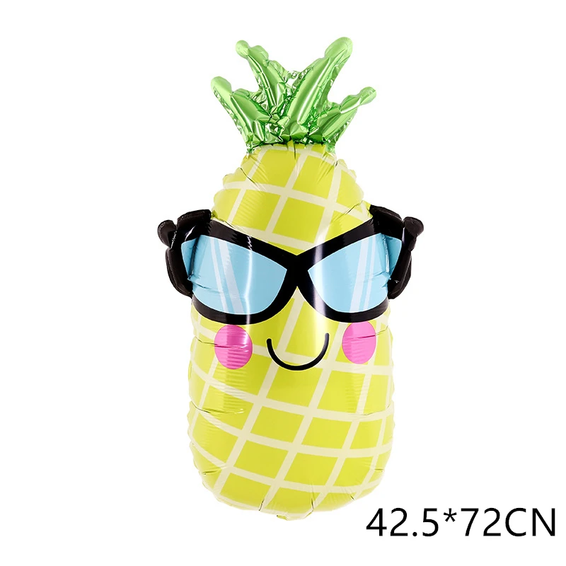 pineapple 1 шт конфетный пончик мороженое тема гелиевые фольгированные шары звезда круглые шары Детские принадлежности для украшения свадебной вечеринки детские игрушки - Цвет: pineapple